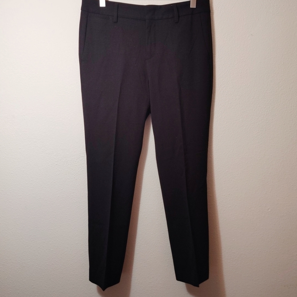 Vince Navy Blue Wool Blend Crop Pant 0